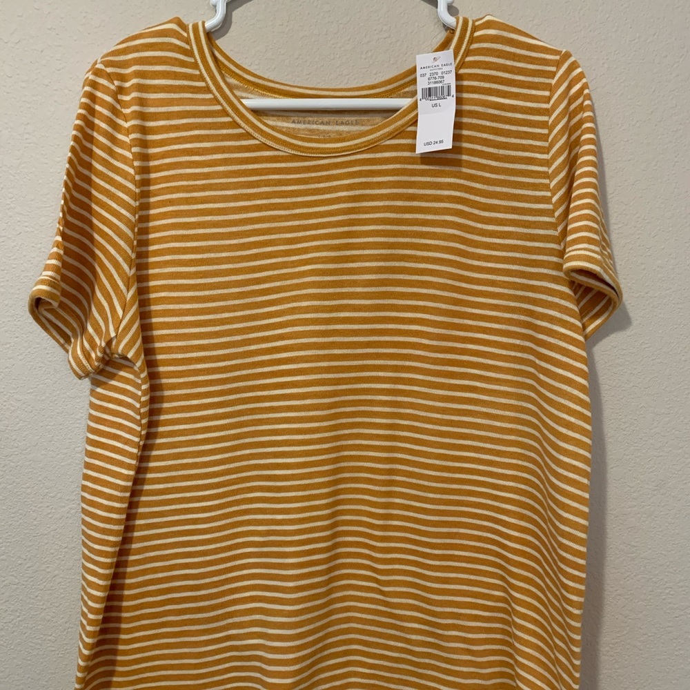 American Eagle Striped T-Shirt
